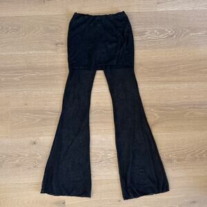 I.AM.GIA Flare Pants Semi Sheer Kyari Size XS Black